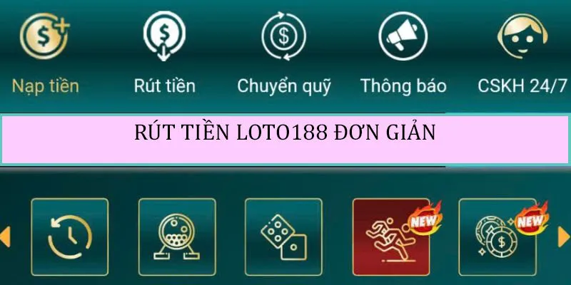 Cách rút thưởng từ Loto188 về túi